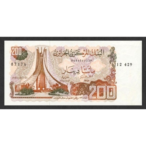 1983 -  Argelia Pic 135 billete de 200 Dinars