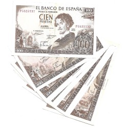 LOT SPAIN (10 banknotes PIC 150 XF)