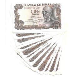 LOTE de billetes de ESPAÑA (20 billetes GU 497 SC) (1)