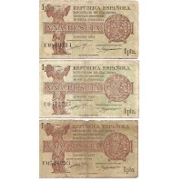 1937 - Spain PIC 94 1 peseta F