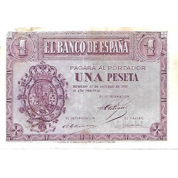 1937 - España GU 430 1 peseta MBC