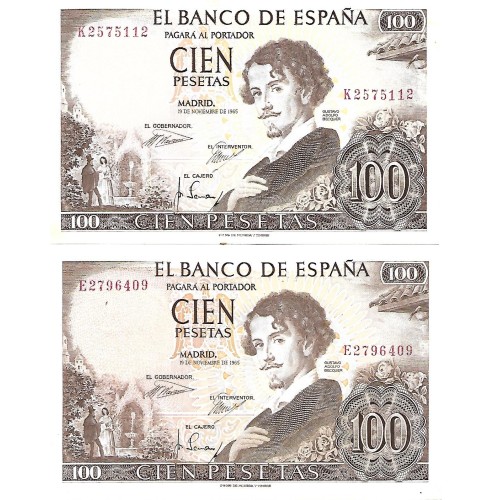 1965 - España GU 494 100 pesetas EBC