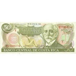 1993 - Costa Rica P257 billete de 50 Colones