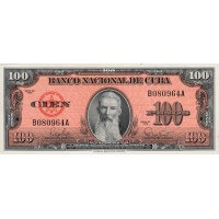 1959 - Cuba P93 billete de 100 Pesos