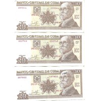 2017 - Cuba P117 10 Pesos banknote F