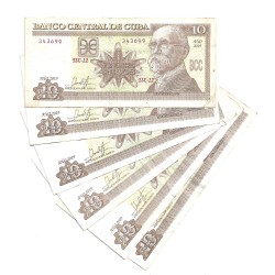 2019 - Cuba P117 billete de 10 Pesos BC