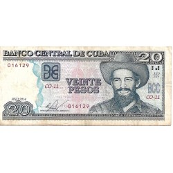 2014 - Cuba P122i billete de 20 Pesos MBC