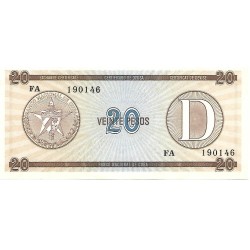 ND - Cuba P-FX31 D billete de 20 Pesos S/C