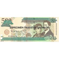 2010 - Dominican Republic PIC 179s3 500 Pesos Oro banknote UNC