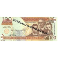 2011 - Dominican Republic PIC 184s 100 Pesos Dominicans banknote UNC