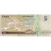 2002 - Fiji Islands P105b 5 Dollars banknote