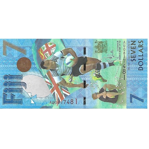 2016/7 - Fiji Islands Pic 120a 100 Dollars (7$) banknote