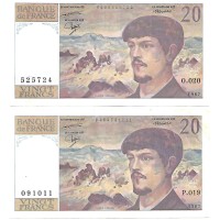 1987 - France PIC 151b 20 Francs  banknote VF