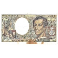 1992 - Francia PIC 155e billete de 200 Francos BC