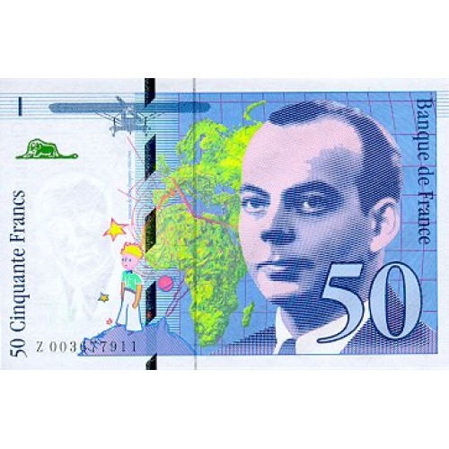 1999 - Francia Pic 157Ad    billete de 50 Francos