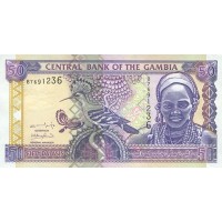 2001/05 -  Gambia PIC 23 50 Dalasis banknote UNC