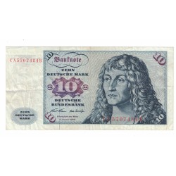 1980 -  Alemania Rep.Federal PIC 31a billete de 10 Marcos MBC