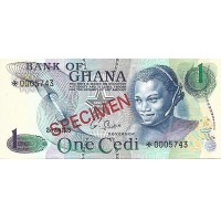 1976 - Ghana PIC S13 1 Cedi banknote UNC