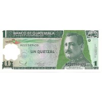2006 - Guatemala P109 1 Quetzal banknote UNC