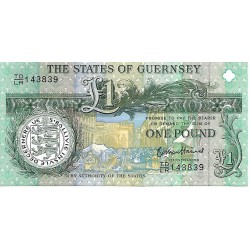 2013 -  Guernsey PIC 62 billete de 1 Libra S/C