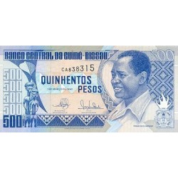 1990 - Guinea Bissau PIC 12 billete 500 Pesos S/C