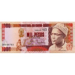 1990 - Guinea Bissau PIC 13a billete 1000 Pesos S/C