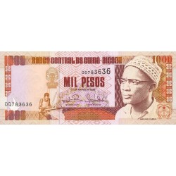 1993 - Guinea Bissau PIC 13b billete 1000 Pesos S/C