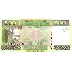 2006 - Guinea PIC 39a billete de 500 Francos S/C