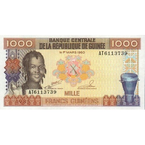 1985 - Guinea PIC 32a billete de 1000 Francos S/C