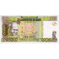 1998 - Guinea PIC 36 500 Francs banknote UNC