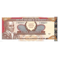 2001 - Haiti P271 20 Gourdes banknote UNC