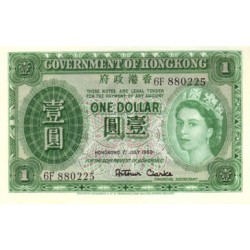 1959 - Hong Kong PIC 324Ab 1 Dollar banknote UNC
