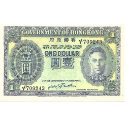 1949/52 - Hong Kong PIC 324 1 Dollar banknote UNC