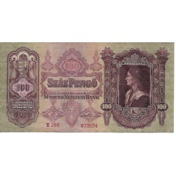 1930 - Hungría PIC 98 billete de 100 Pengó S/C