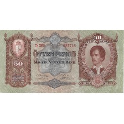 1932 - Hungría PIC 99 billete de 50 Pengó S/C