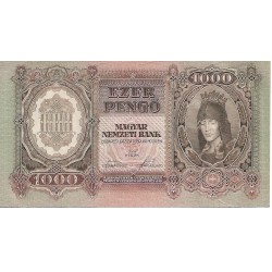 1943 - Hungría PIC 116 billete de 1.000 Pengó S/C