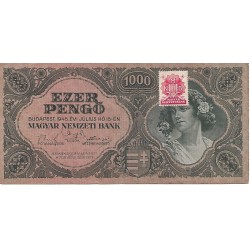 1945 - Hungary PIC 118b 1.000 Pengo banknote XF