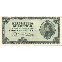 1946 - Hungria PIC 130 billete de 100 Millones Pengo S/C