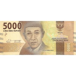 2016 - Indonesia PIC 156a billete de 5000 Rupias S/C