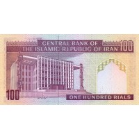 1985 - Iran PIC 140g billete de 100 Rials F31 S/C