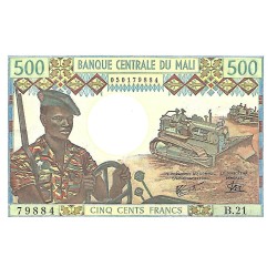 1973/84 - Mali PIC 12e 500 Francs banknote UNC