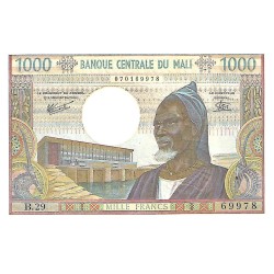 1970/84 - Mali PIC 13e 1000 Francs banknote UNC