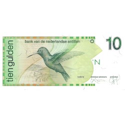 1994 - Netherlands Antilles PIC 23c 10 Gulden banknote S/C