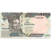 2010 - Nigeria PIC 29i billete de 200 Naira S/C