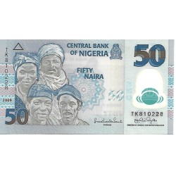 2009 - Nigeria PIC 35d billete de 50 Naira S/C