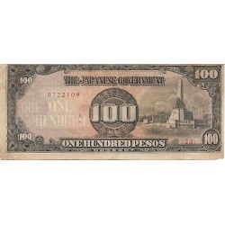 1944 - Philippines 100 Pesos banknote PIC 112 VF