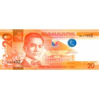 2012 - Filipinas PIC 206a billete de 20 Pisos S/C