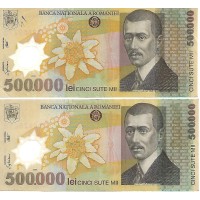 2000 - Rumania PIC 115a billete de 500.000 Lei EBC