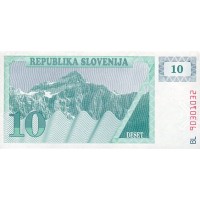 1990 - Eslovenia PIC 4 billete de 10 Tolarjev S/C