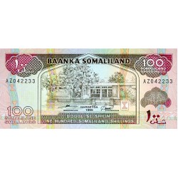 1996 - Somaliland PIC 5b 100 Shillings banknote UNC